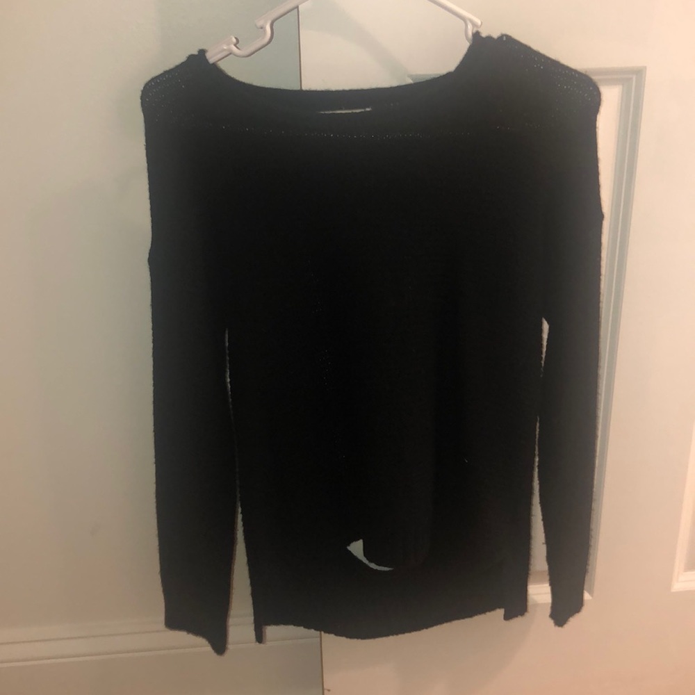 Black soft sweater